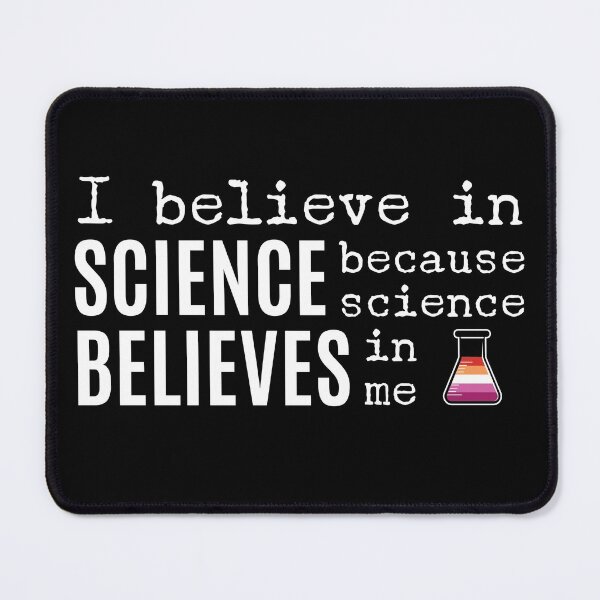 Item preview, Pride Science (Lesbian Flag) Version 3 in White designed and sold by SingeDesigns.