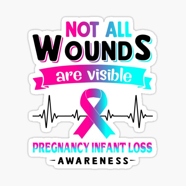 Item preview, Pregnancy Infant Loss Awareness Not All Wounds Are Visible designed and sold by Victormoratalla.