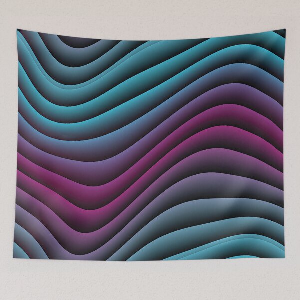 Item preview, Colorful Waves Abstract designed and sold by SandieBurchell.