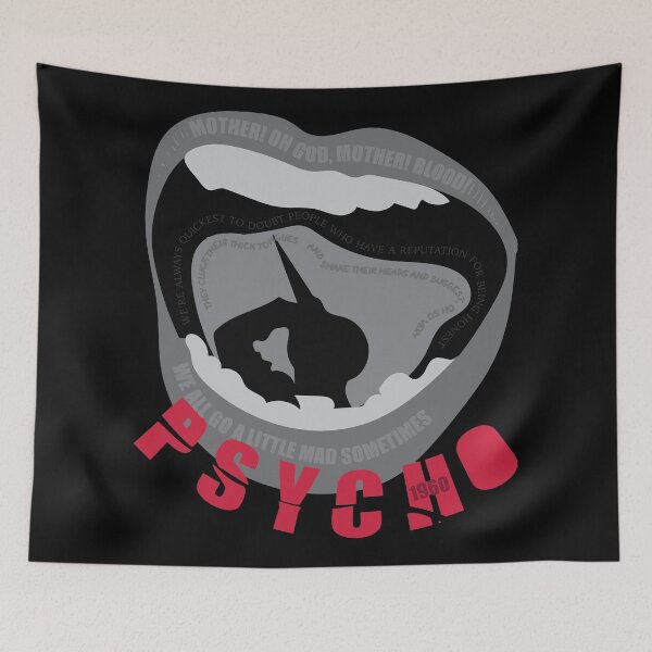 Item preview, Vintage - Psycho - 1960s - Super Detailed Zoom-In Graphic designed and sold by EunoiaDynasty.
