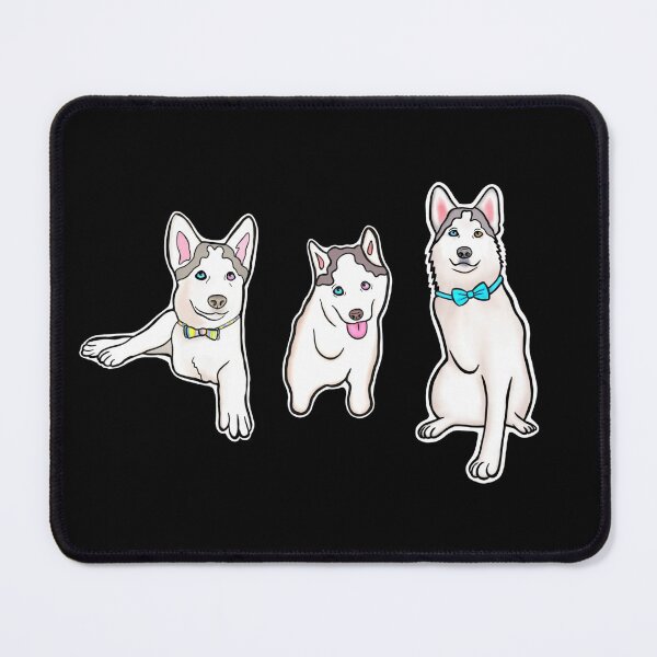 Item preview, Adorable Three-Legged Tripod Husky Pup Mochi  designed and sold by Mochi-Merch.