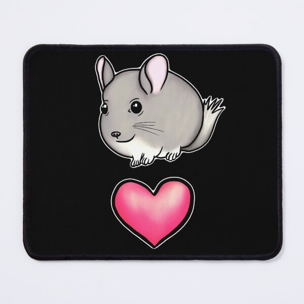 Item preview, Cute Chubby Chinchilla, I Heart Chinchillas designed and sold by Mochi-Merch.