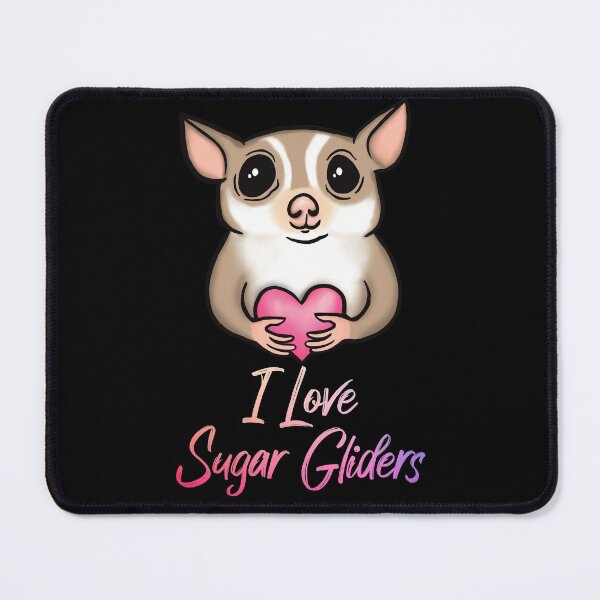 Item preview, I Love Sugar Gliders, Adorable Sugar Glider Holding a Heart designed and sold by Mochi-Merch.