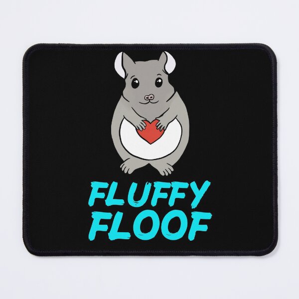Item preview, Fluffy Floof Cute Chinchilla with Heart for Chinchilla Lovers designed and sold by Mochi-Merch.