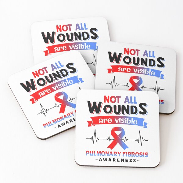 Item preview, Pulmonary Fibrosis Awareness Not All Wounds Are Visible designed and sold by Victormoratalla.