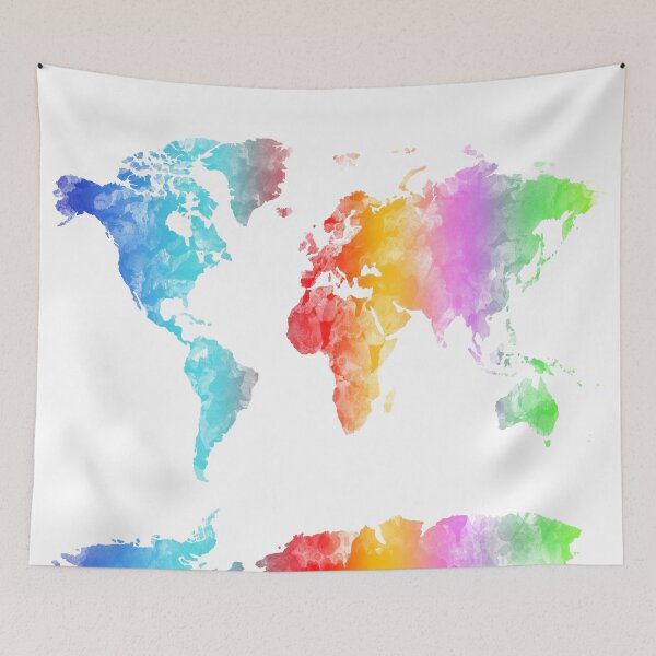 Item preview, world map designed and sold by BekimART.