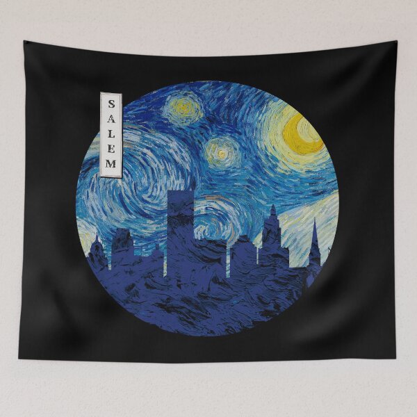 Item preview, Salem Starry Night Van Gogh Circle designed and sold by DFerraz.