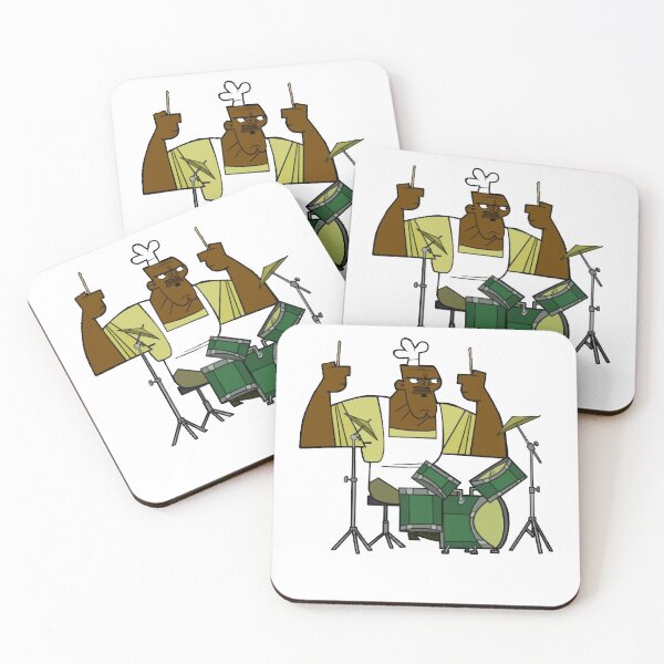 Item preview, Chef plays drums designed and sold by SanchezSmith.