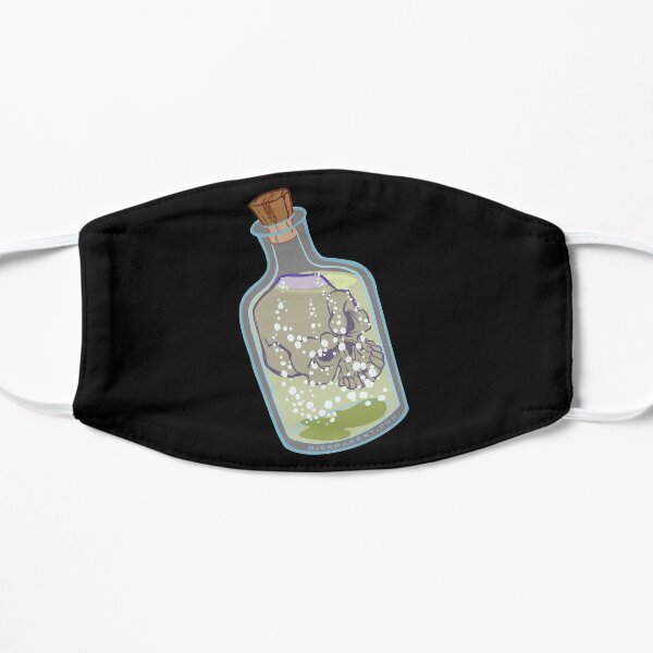 Skull in a Bottle Flat Mask