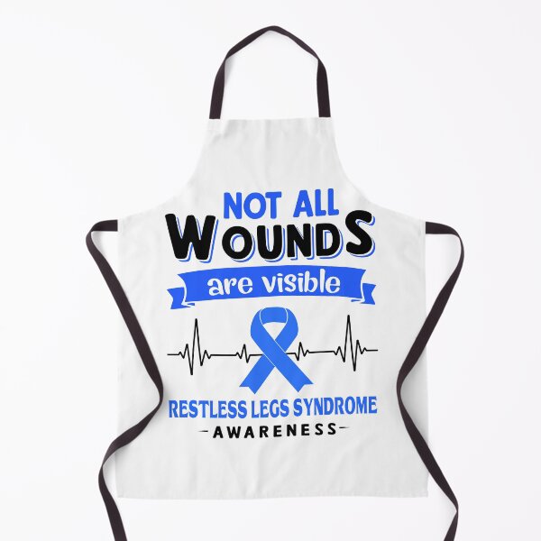 Item preview, Restless Legs Syndrome Awareness Not All Wounds Are Visible designed and sold by Victormoratalla.