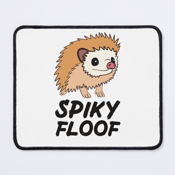 Item preview, Spiky Floof Funny Cute Hedgehog for Hedgehog Lovers Black designed and sold by Mochi-Merch.