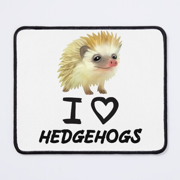 Item preview, Funny I Love Hedgehogs for Hedgehog Lovers Black designed and sold by Mochi-Merch.