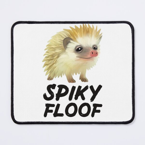 Item preview, Spiky Floof for Hedgehog Lovers Black designed and sold by Mochi-Merch.