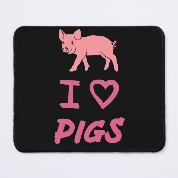 Item preview, Pink I Love Pigs, Cute Funny Piggy designed and sold by Mochi-Merch.
