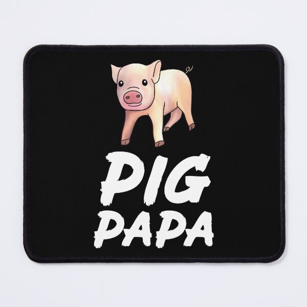 Item preview, White Pig Papa Cute Pig designed and sold by Mochi-Merch.