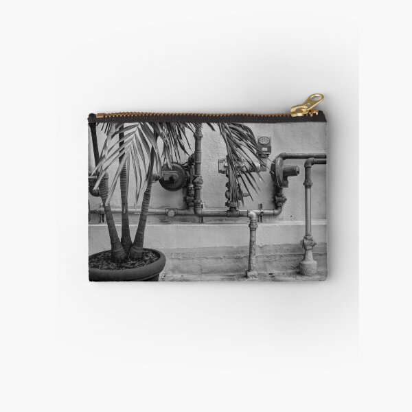 Item preview, Potted Palm and Gas Lines - an Urban Still Life designed and sold by Bill Wetmore.