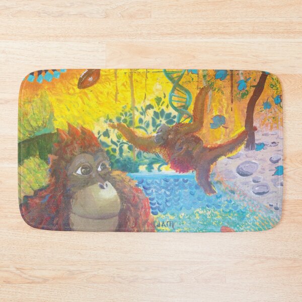 Item preview, The dream of a football orangutan designed and sold by JAMPaintings.
