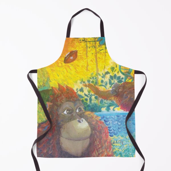 Item preview, The dream of a football orangutan designed and sold by JAMPaintings.