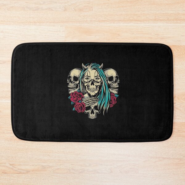 Item preview, Skull with floral Halloween Shirt  Classic T-Shirt designed and sold by GlobalSpace.