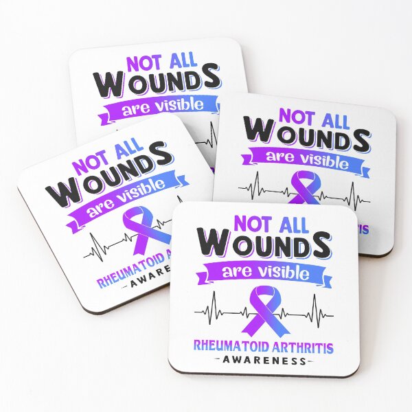 Item preview, Rheumatoid Arthritis Awareness Not All Wounds Are Visible designed and sold by Victormoratalla.