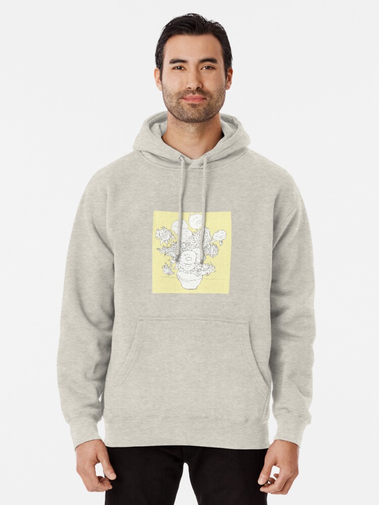 van gogh sunflowers pullover sweatshirt