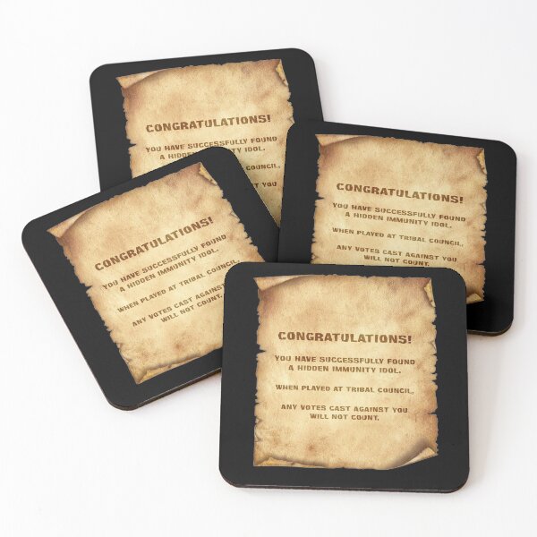 Item preview, Immunity Idol Parchment designed and sold by yeekonline.