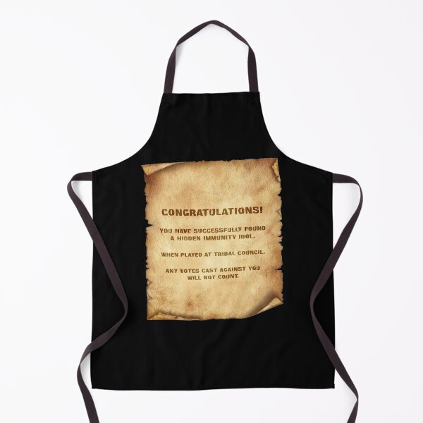 Item preview, Immunity Idol Parchment designed and sold by yeekonline.