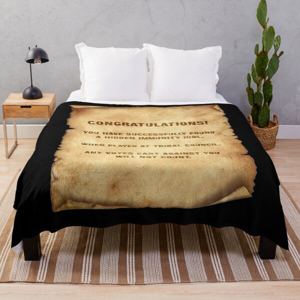 Item preview, Immunity Idol Parchment designed and sold by yeekonline.