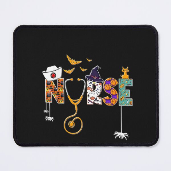 Item preview, Halloween Nurse Nursing Cute Health Worker Halloween Pattern designed and sold by hanesmlwn64.