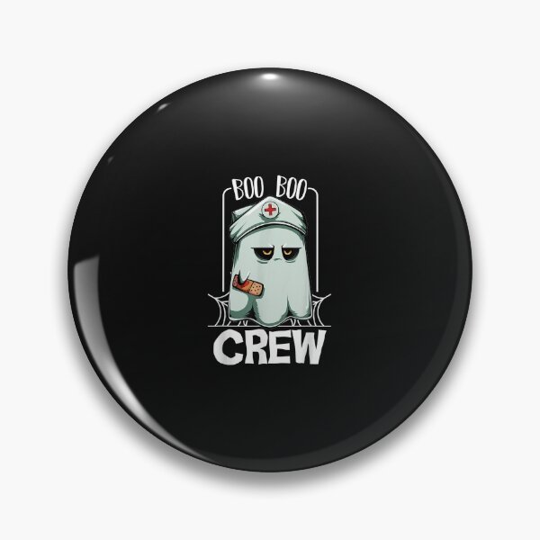 Item preview, Boo Boo Crew Nurse Ghost Funny Scary Halloween Quotes designed and sold by hanesmlwn64.