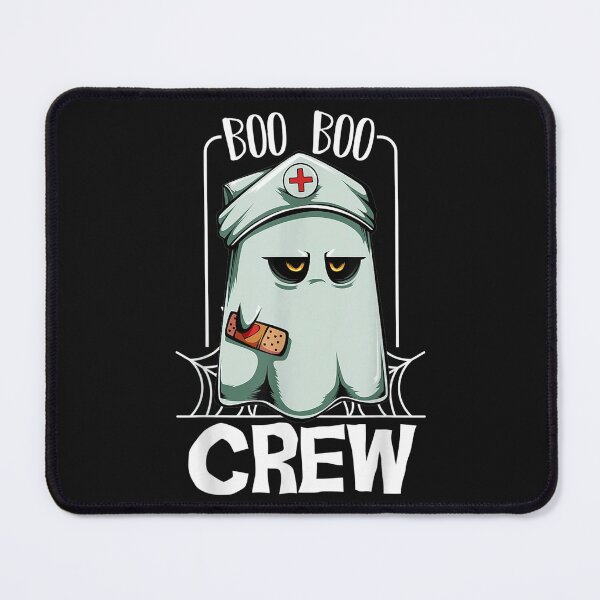 Item preview, Boo Boo Crew Nurse Ghost Funny Scary Halloween Quotes designed and sold by hanesmlwn64.