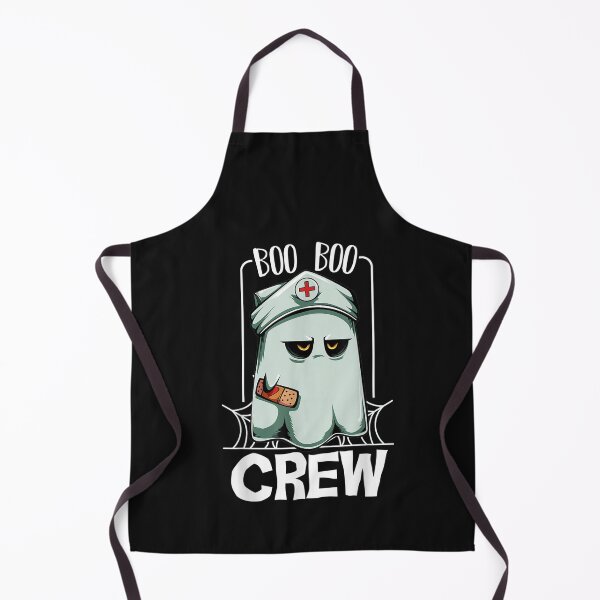 Item preview, Boo Boo Crew Nurse Ghost Funny Scary Halloween Quotes designed and sold by hanesmlwn64.