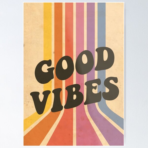 Item preview, //Good Vibes Metal poster designed and sold by gregoryjwestbro.