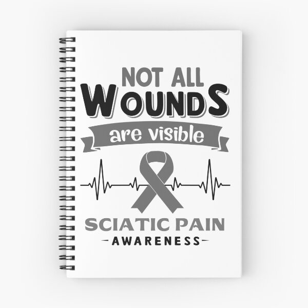Item preview, Sciatic Pain Awareness Not All Wounds Are Visible designed and sold by Victormoratalla.