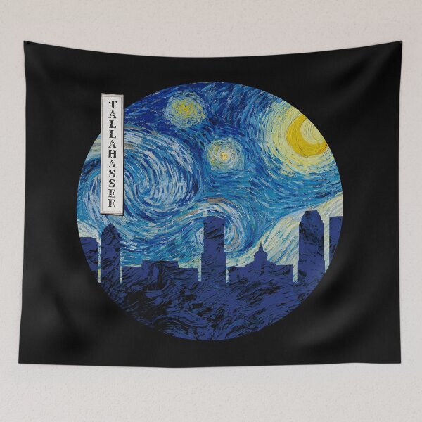 Item preview, Tallahassee Starry Night Van Gogh Circle designed and sold by DFerraz.