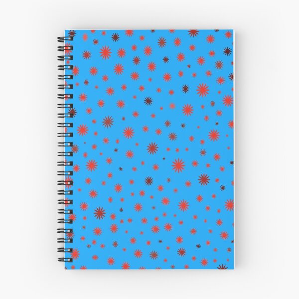 Item preview, Starburst Pattern in Reds & Light Blue designed and sold by Rockett Graphics.