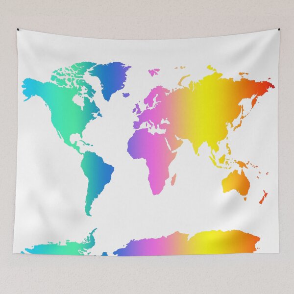 Item preview, world map designed and sold by BekimART.