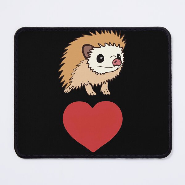 Artikelvorschau, Roter Herz-Igel für Igelliebhaber entworfen und verkauft von Mochi-Merch.