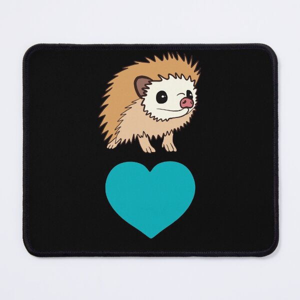 Item preview, Blue Heart Hedgehog for Hedgehog Lovers designed and sold by Mochi-Merch.
