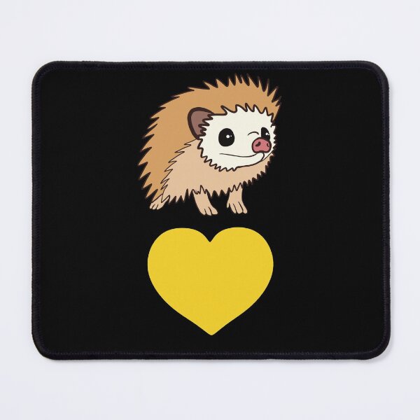 Item preview, Yellow Heart Hedgehog for Hedgehog Lovers designed and sold by Mochi-Merch.