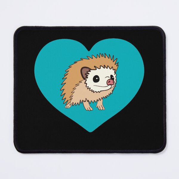 Artikelvorschau, Igel Blaues Herz für Igelliebhaber entworfen und verkauft von Mochi-Merch.