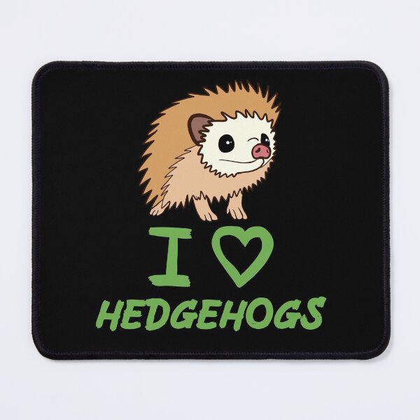 Artikelvorschau, Grüne I-Liebe-Igel für Igel-Liebhaber entworfen und verkauft von Mochi-Merch.