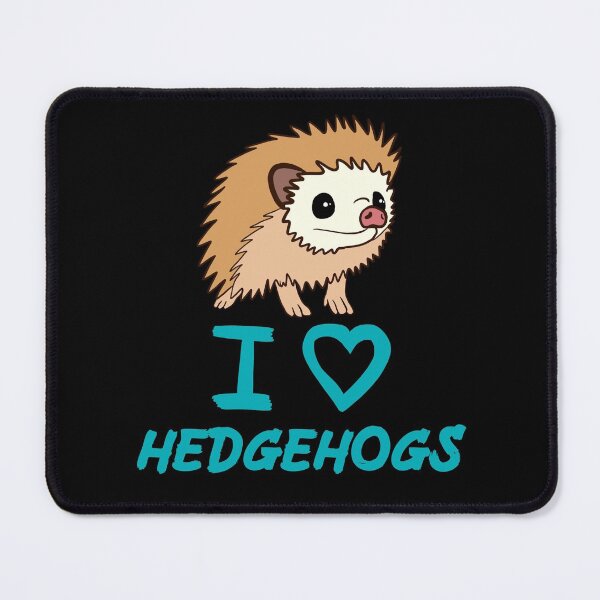 Item preview, Blue I Love Hedgehogs for Hedgehog Lovers designed and sold by Mochi-Merch.