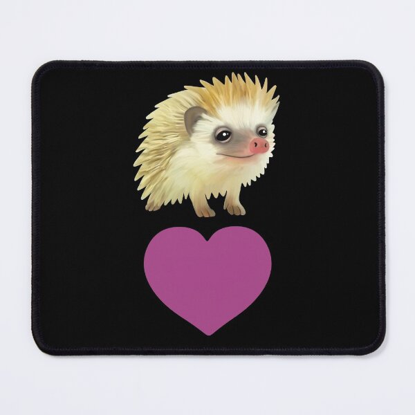 Item preview, Purple Heart Funny Hedgehog for Hedgehog Lovers designed and sold by Mochi-Merch.