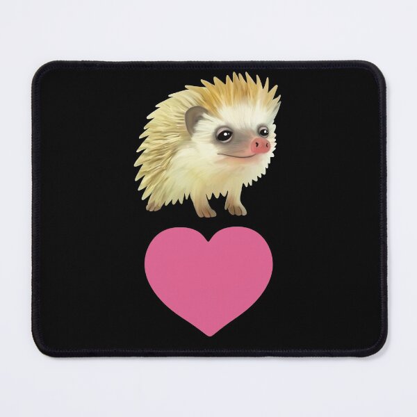 Artikelvorschau, Rosa Herz Lustiger Igel für Igelliebhaber entworfen und verkauft von Mochi-Merch.