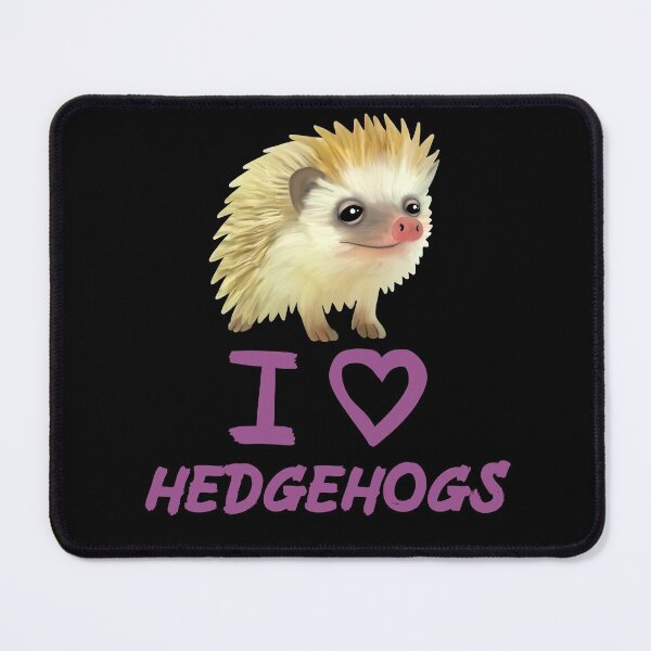 Artikelvorschau, Lila Lustig I Love Igel für Igelliebhaber entworfen und verkauft von Mochi-Merch.