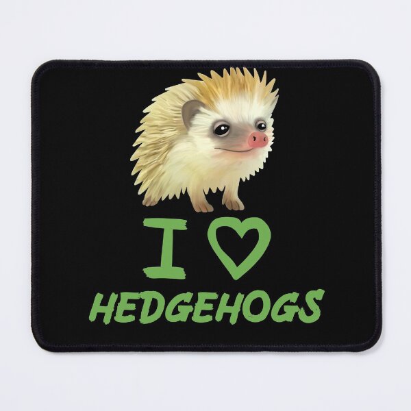 Artikelvorschau, Green Funny I Love Igel für Igelliebhaber entworfen und verkauft von Mochi-Merch.
