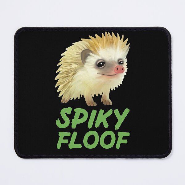 Item preview, Green Spiky Floof for Hedgehog Lovers designed and sold by Mochi-Merch.