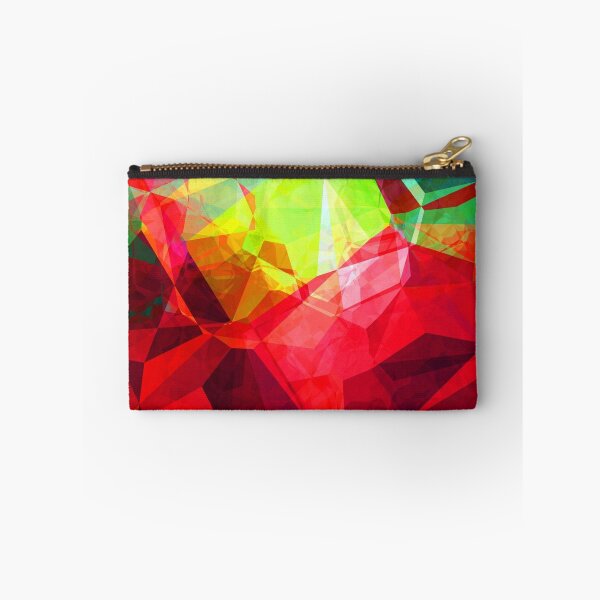Item preview, Mixed color Poinsettias 3 Abstract Polygons 1 designed and sold by TravelPhotoArt.
