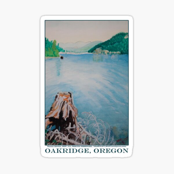 Oakridge Reservoir #4 Sticker
